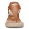 Vionic Kirra Wedge Women's Supportive Sandal - Argan Brown - Front