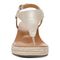 Vionic Kirra Wedge Women's Supportive Sandal - Gold - Front