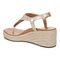 Vionic Kirra Wedge Women's Supportive Sandal - Gold - Back angle