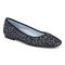 Vionic Orinda Women's Square Toe Ballet Flat - Denim Multi - Angle main