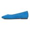 Vionic Orinda Women's Square Toe Ballet Flat - Blue Jay - Left Side