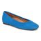 Vionic Orinda Women's Square Toe Ballet Flat - Blue Jay - Angle main