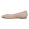Vionic Orinda Women's Square Toe Ballet Flat - Cameo Rose - Left Side