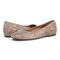Vionic Orinda Women's Square Toe Ballet Flat - Rose - pair left angle
