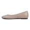 Vionic Orinda Women's Square Toe Ballet Flat - Putty - Left Side