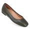Vionic Orinda Women's Square Toe Ballet Flat - Dark Khaki - ORINDA-I8688L8300-DARK KHAKI-13fl-med