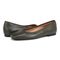 Vionic Orinda Women's Square Toe Ballet Flat - Dark Khaki - pair left angle