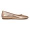 Vionic Orinda Women's Square Toe Ballet Flat - Rose Gold - Right side