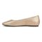 Vionic Orinda Women's Square Toe Ballet Flat - Gold - Left Side