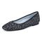 Vionic Orinda Women's Square Toe Ballet Flat - Denim Multi - Left angle