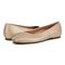Vionic Orinda Women's Square Toe Ballet Flat - Gold - pair left angle
