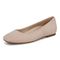 Vionic Orinda Women's Square Toe Ballet Flat - Cameo Rose - Left angle