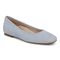 Vionic Orinda Women's Square Toe Ballet Flat - Blue Mist - Angle main