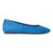 Vionic Orinda Women's Square Toe Ballet Flat - Blue Jay - Right side