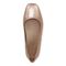 Vionic Orinda Women's Square Toe Ballet Flat - Rose Gold - Top