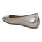 Vionic Orinda Women's Square Toe Ballet Flat - Pewter Metallic - Back angle