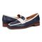 Vionic Sellah II Women's Comfort Loafer - Navy/cream - pair left angle