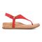 Vionic Kirra II Women's Toe Post Sling Back Arch Supportive Sandal - Red - Right side