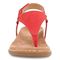 Vionic Kirra II Women's Toe Post Sling Back Arch Supportive Sandal - Red - Front