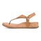 Vionic Kirra II Women's Toe Post Sling Back Arch Supportive Sandal - Camel - Left Side