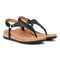 Vionic Kirra II Women's Toe Post Sling Back Arch Supportive Sandal - Black - Pair