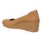 Vionic Sereno Women's Wedge Heel Comfort Pump - Camel - Back angle