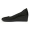 Vionic Sereno Women's Wedge Heel Comfort Pump - Black - Left Side