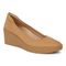 Vionic Sereno Women's Wedge Heel Comfort Pump - Camel - Angle main
