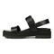 Vionic Torrance Women's Platform Lug Comfort Sandal - Black - Left Side