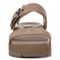 Vionic Torrance Women's Platform Lug Comfort Sandal - Taupe - Front