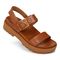Vionic Torrance Women's Platform Lug Comfort Sandal - Tan - TORRANCE-I8697L4201-TAN-13fl-med