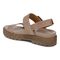 Vionic Torrance Women's Platform Lug Comfort Sandal - Taupe - Back angle