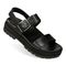 Vionic Torrance Women's Platform Lug Comfort Sandal - Black - TORRANCE-I8697L3001-BLACK-13fl-med