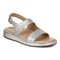 Vionic Madera Women's Slingback Comfort Sandal - Silver - Angle main