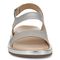 Vionic Madera Women's Slingback Comfort Sandal - Silver - Front