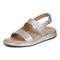 Vionic Madera Women's Slingback Comfort Sandal - Silver - Left angle