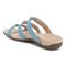 Vionic Amber Pearl Slide Women's Supportive Slip-on Sandal - Captains Blue - Back angle