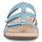 Vionic Amber Pearl Slide Women's Supportive Slip-on Sandal - Captains Blue - Front