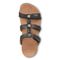 Vionic Amber Pearl Slide Women's Supportive Slip-on Sandal - Black - Top