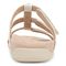 Vionic Amber Pearl Slide Women's Supportive Slip-on Sandal - White - Back