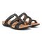 Vionic Amber Pearl Slide Women's Supportive Slip-on Sandal - Black - Pair