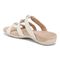 Vionic Amber Pearl Slide Women's Supportive Slip-on Sandal - White - Back angle