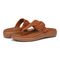 Vionic Activate RX Women's Toe Post Casual Soft Sandal - Argan Brown - pair left angle