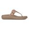 Vionic Activate RX Women's Toe Post Casual Soft Sandal - Taupe - Right side