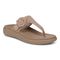 Vionic Activate RX Women's Toe Post Casual Soft Sandal - Taupe - Angle main