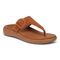 Vionic Activate RX Women's Toe Post Casual Soft Sandal - Argan Brown - Angle main