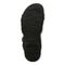 Vionic Amber Pearl Women's Adjustable Orthotic Sandal - Black - Bottom