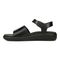 Vionic Awaken RX - Women's Wedge Soft Comfort Sandal - Black - Left Side