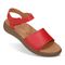 Vionic Awaken RX - Women's Wedge Soft Comfort Sandal - Red - AWAKEN RX-I8710L1600-RED-13f-med