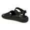 Vionic Awaken RX - Women's Wedge Soft Comfort Sandal - Black - Back angle